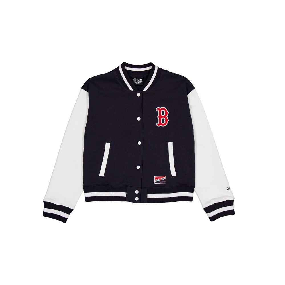 New Era Boston Red Sox Throwback Fleece Women's Jacket - Size L